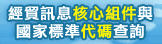 經貿訊息核心組件與國家標準代碼查詢