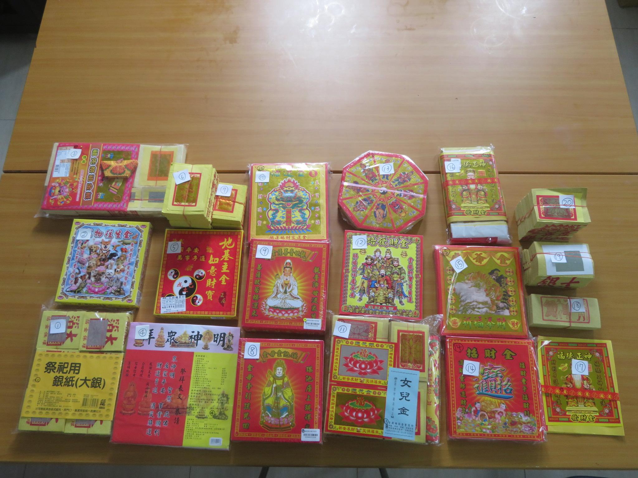 經濟部標準檢驗局公布市售「金、銀紙」檢測結果