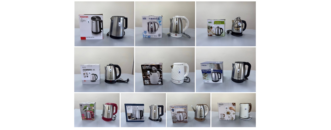 市售「快煮壺」商品檢測結果