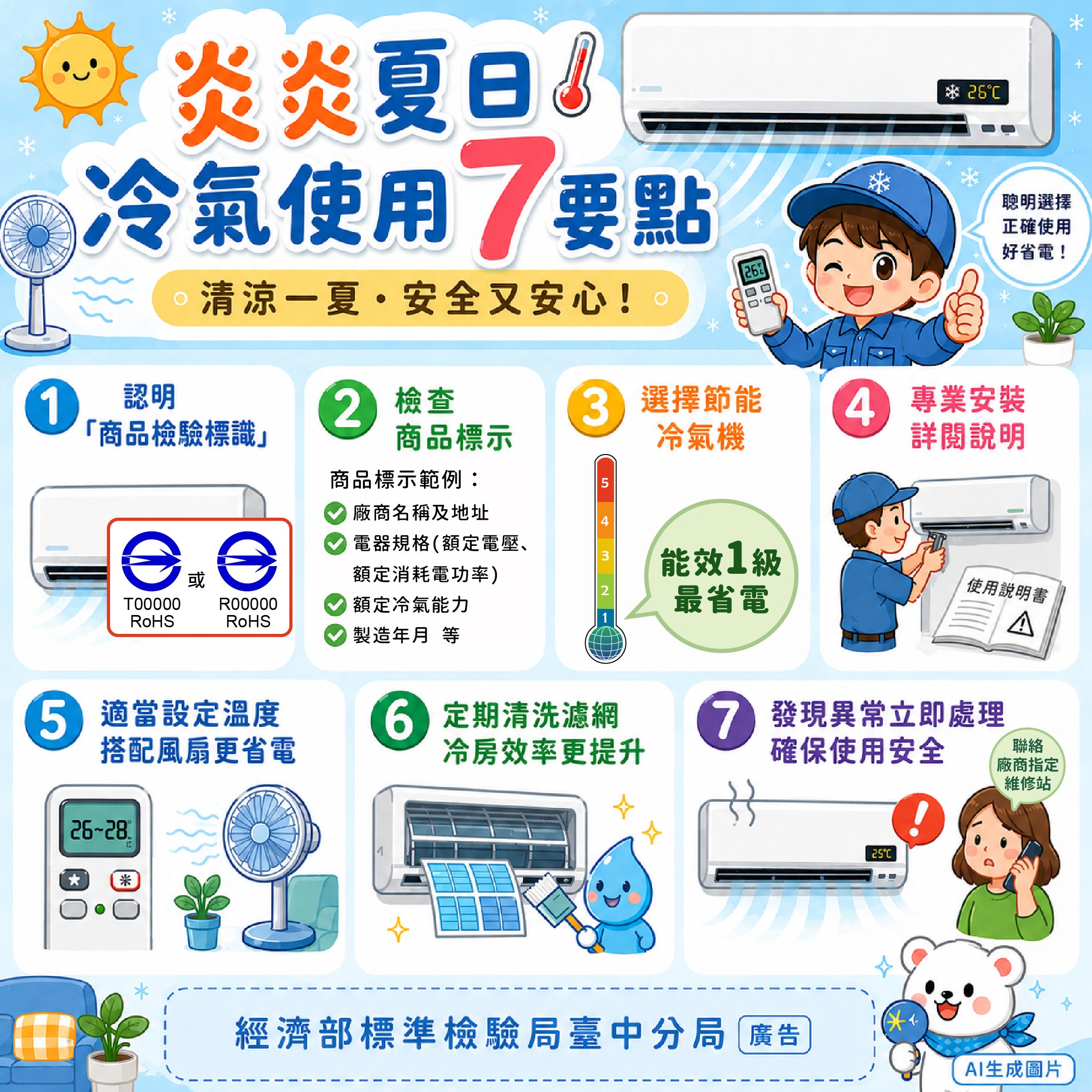 夏至到！冷氣機選得對，清涼又省電！
