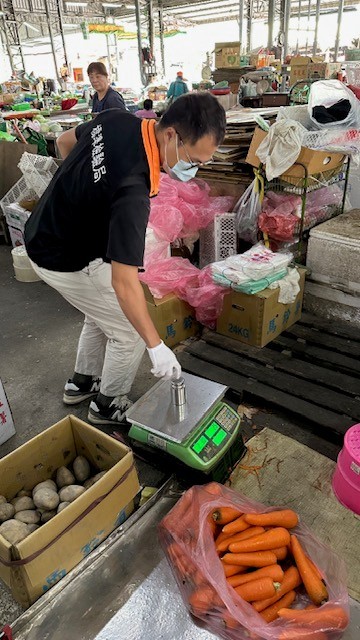 115年5月6日彰化縣田中果菜市場蔬菜攤衡器(電子秤)檢查 端午市場磅秤大體檢 守護民眾荷包