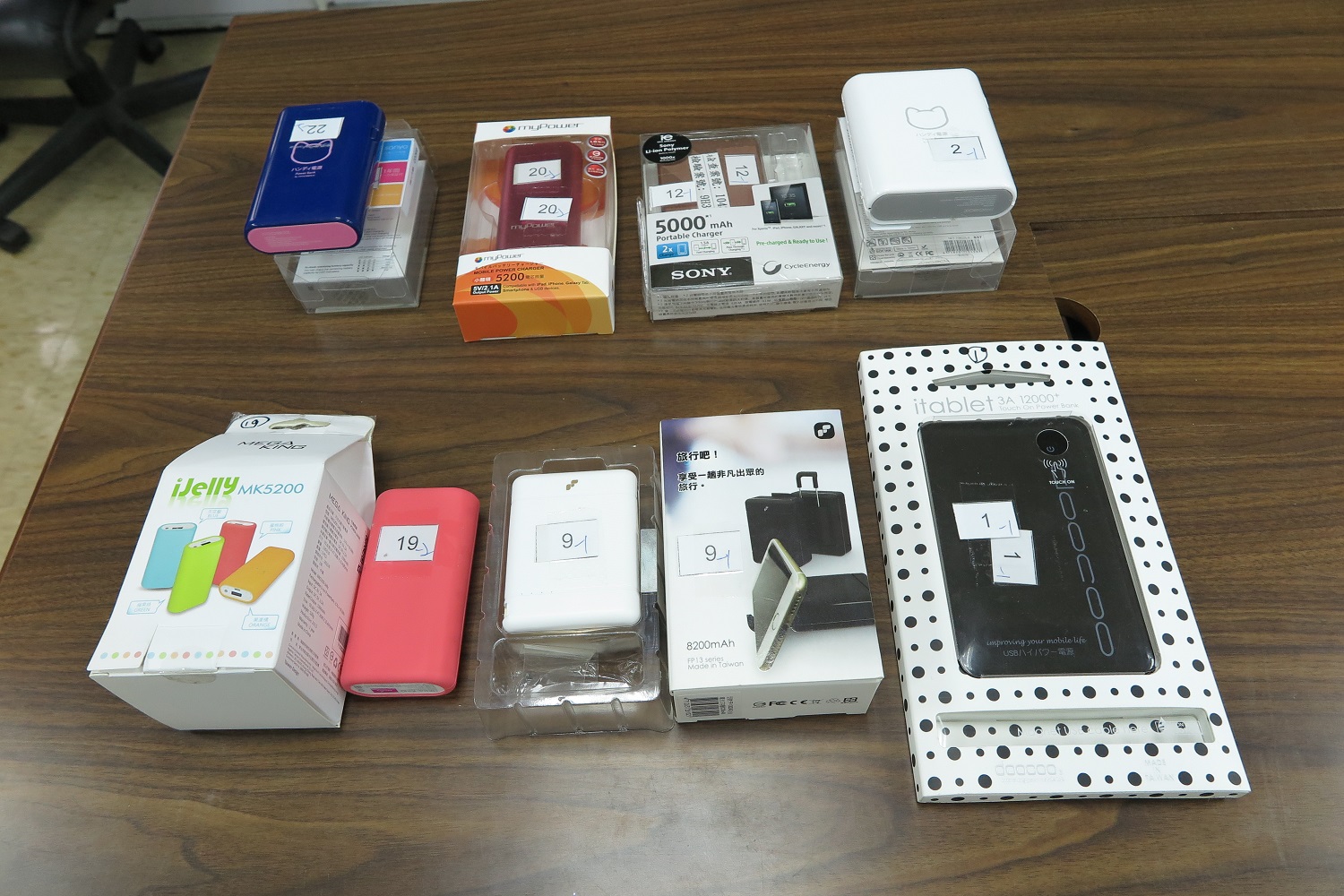 經濟部標準檢驗局公布市售「行動電源」商品檢測結果