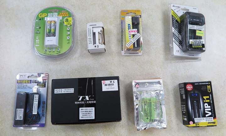 經濟部標準檢驗局公布市售「電池充電器(未附電源供應器)」檢測結果
