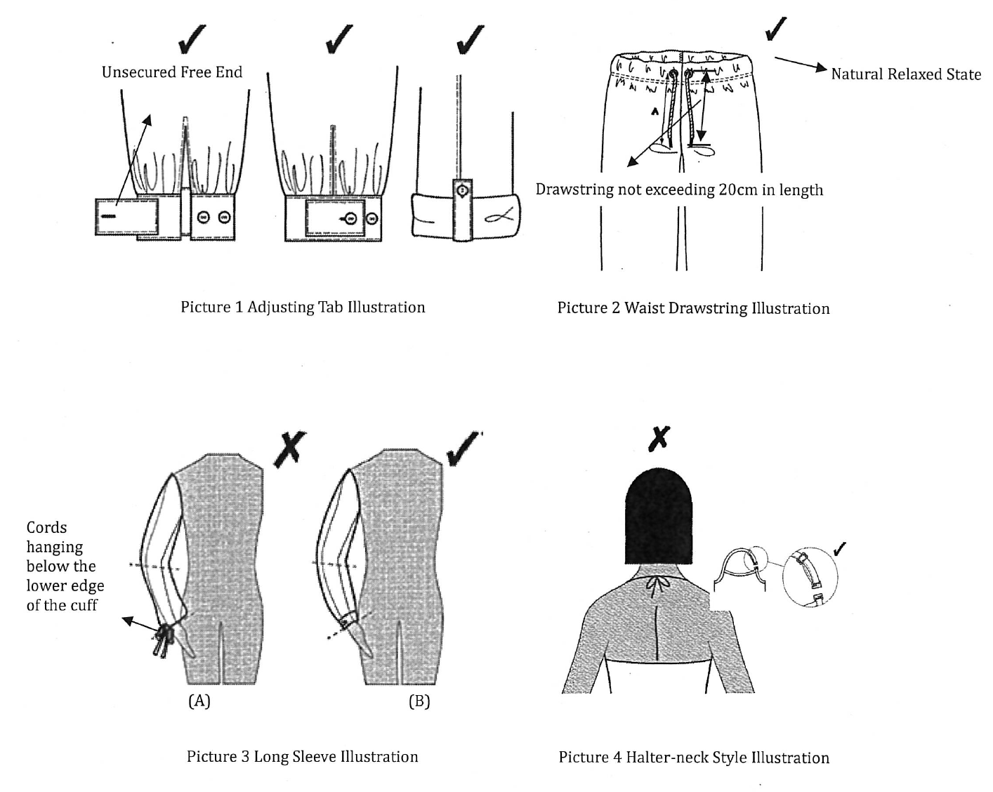 To Protect the Safety of Children's Clothing, the Bureau of Standards, Metrology, and Inspection Amends Safety of Children's Clothing-Cords and Drawstrings on Children's Clothing-Specifications