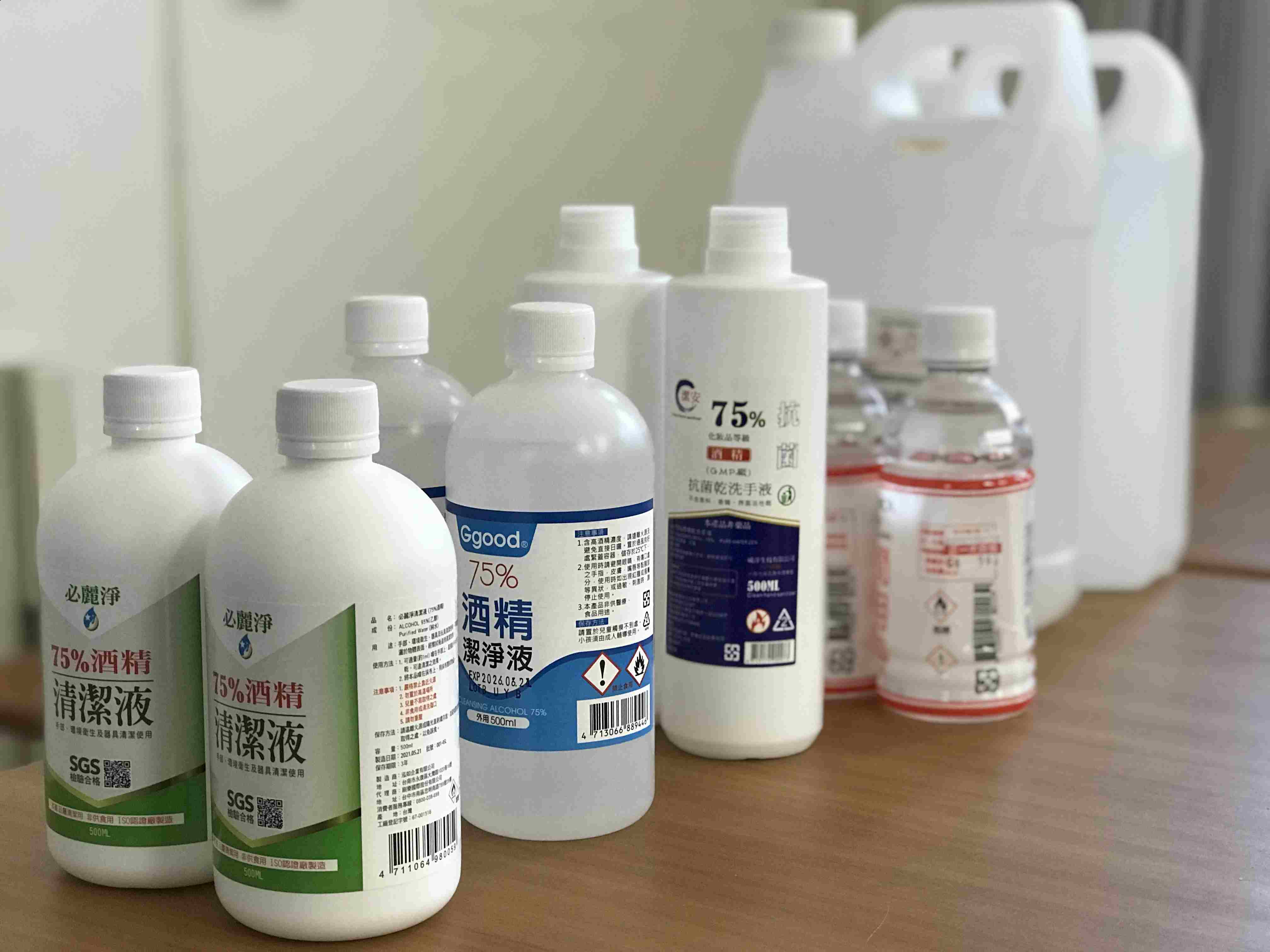 標準檢驗局花蓮分局同步啟動防疫酒精及一般酒精市場檢測