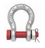 85t bolt type shackle 荷重用鉤環240001