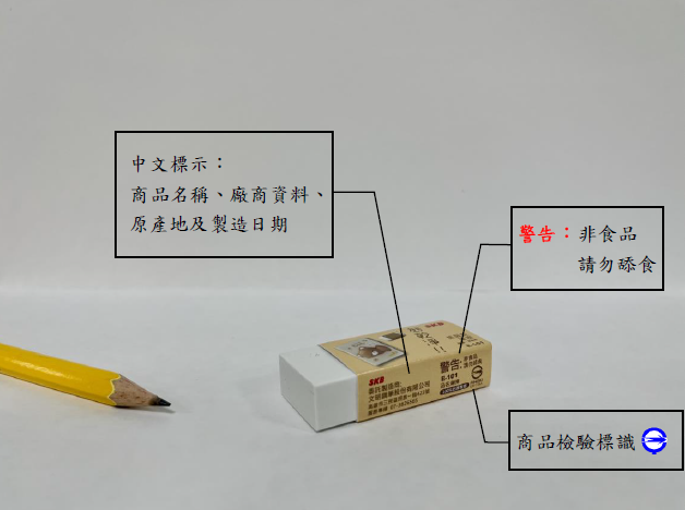 開學倒數，如何為小朋友選購筆擦呢？標準檢驗局臺南分局提供家長們選購及使用實用小技巧！