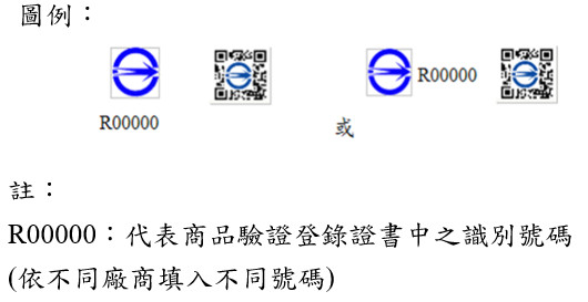 自行印製商品檢驗標識